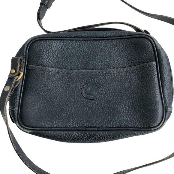 Vintage 90s Dooney and Bourke leather crossbody bag blue - Picture 2 of 12